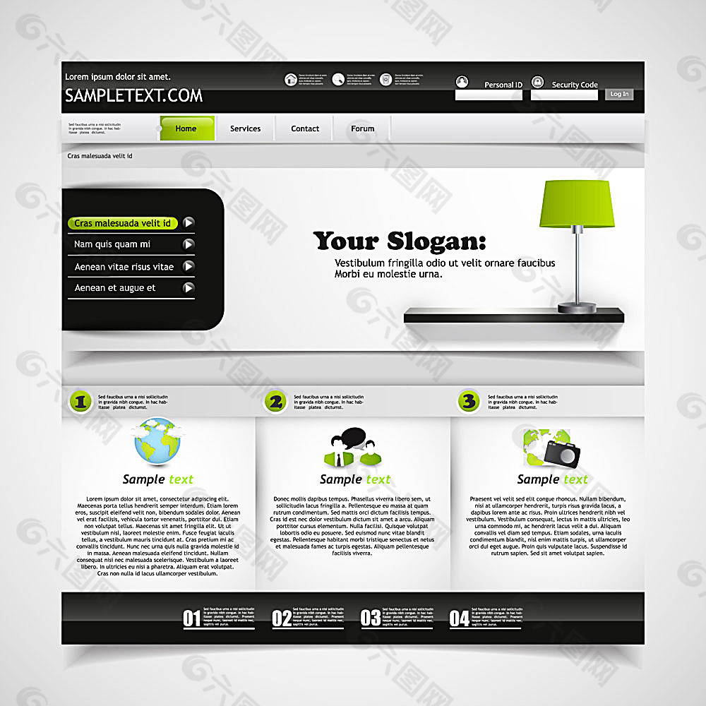 6個頁面的網頁設計成品 從單頁制作到多頁項目的完全教程